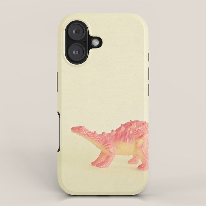 Pink Dinosaur iPhone Case Gallery Image 1