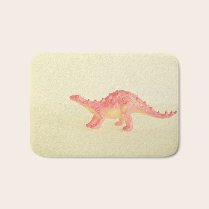 Pink Dinosaur Bath Mat Gallery Image 1