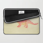 Pink Dinosaur Laptop Sleeve Gallery Image 2