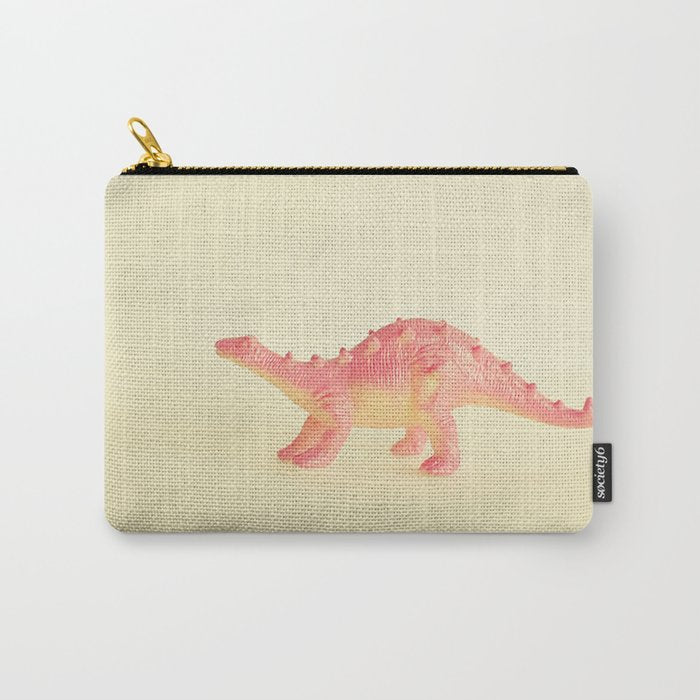Pink Dinosaur Carry All Pouch Gallery Image 1