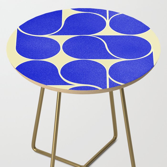 Blue mid-century shapes no8 Side Table Gallery Image 2