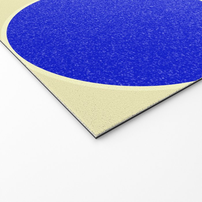 Blue mid-century shapes no8 Welcome Mat Gallery Image 2