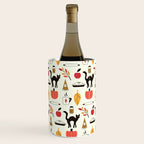 Black Cat Pumpkin Autumn Baking Motif Wine Chiller Gallery Image 1