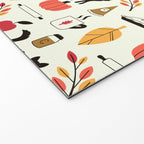 Black Cat Pumpkin Autumn Baking Motif Welcome Mat Gallery Image 2