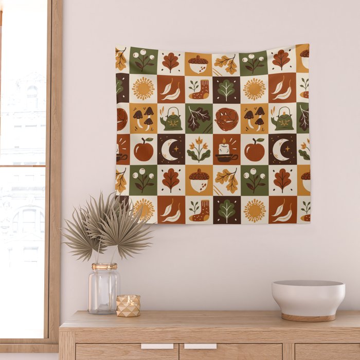 Fall Equinox Wall Tapestry Gallery Image 2