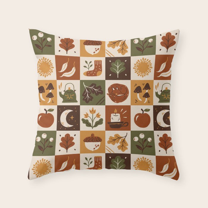 Fall Equinox Throw Pillow Gallery Image 6
