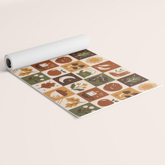 Fall Equinox Yoga Mat Gallery Image 2
