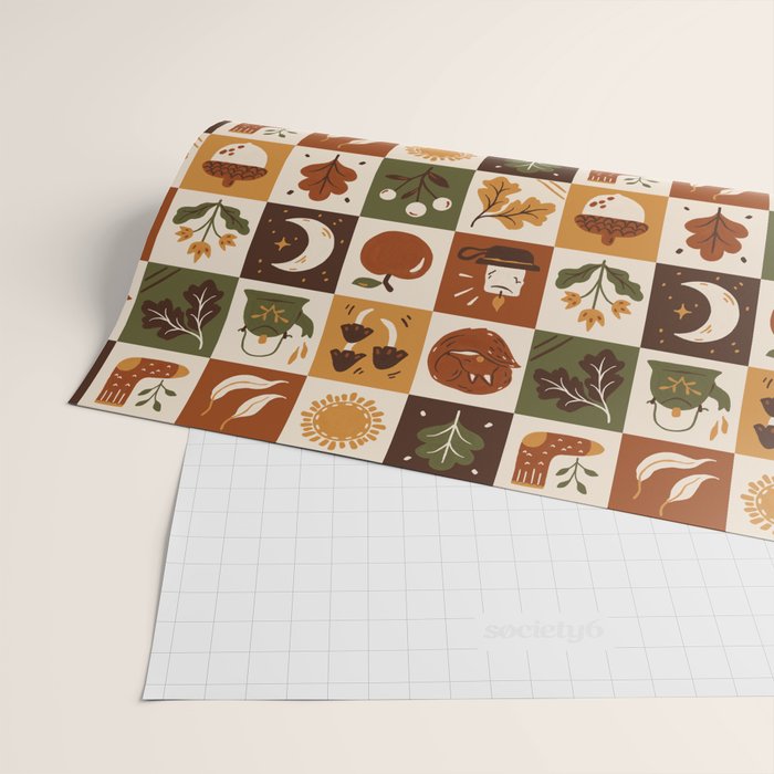 Fall Equinox Wrapping Paper Gallery Image 2