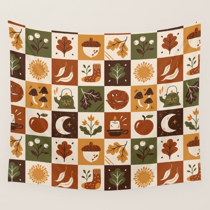Fall Equinox Wall Tapestry Gallery Image 1