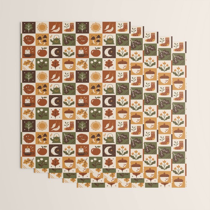 Fall Equinox Wrapping Paper Gallery Image 3