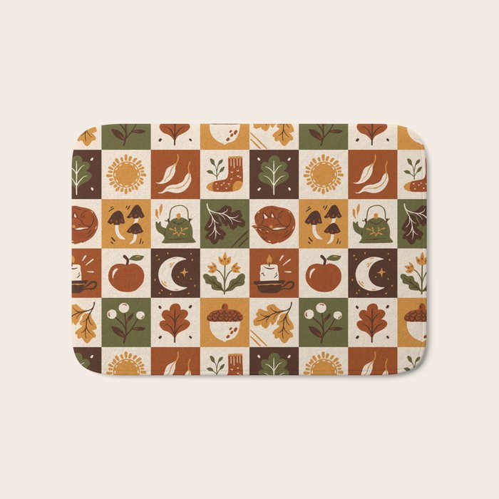 Fall Equinox Bath Mat Gallery Image 1