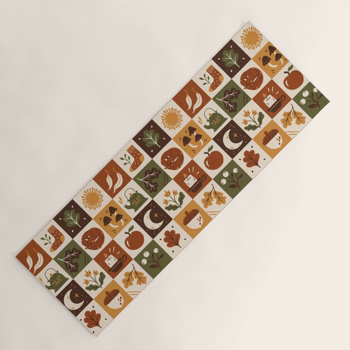 Fall Equinox Yoga Mat Gallery Image 1