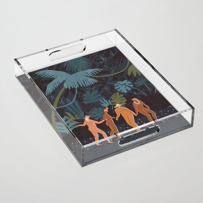 Midnight walk Acrylic Tray Gallery Image 1