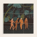 Midnight walk Wood Wall Art Gallery Image 1