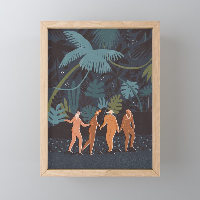 Midnight walk Mini Art Print Gallery Image 1