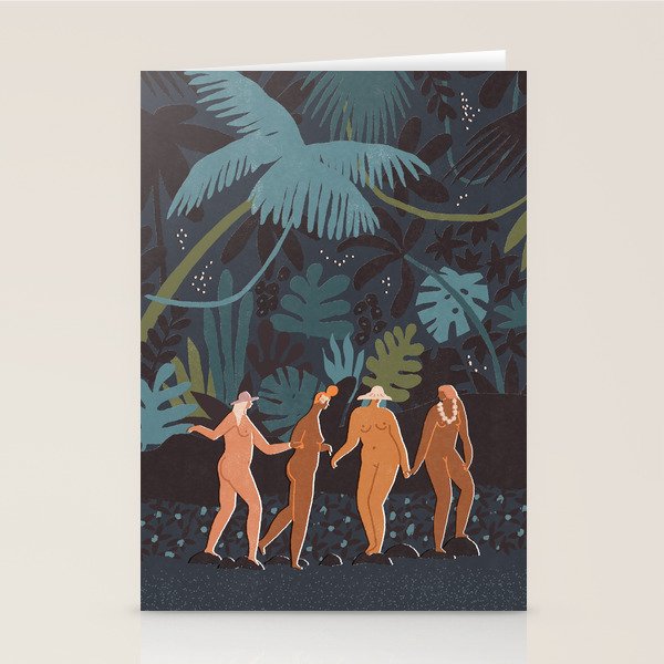 Midnight walk Stationery Card Gallery Image 1