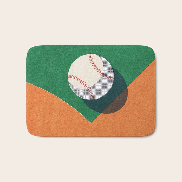 BALLS / Baseball II Bath Mat Gallery Image 1