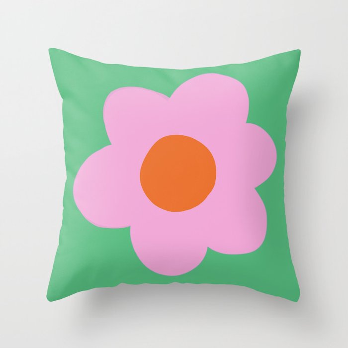 Flower #1 Throw Pillow Gallery Image 1