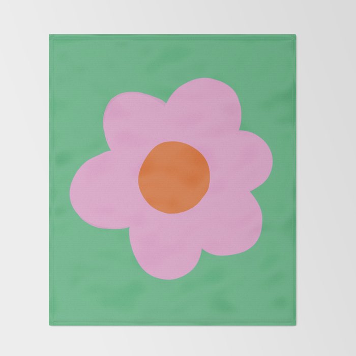 Flower #1 Throw Blanket Gallery Image 2