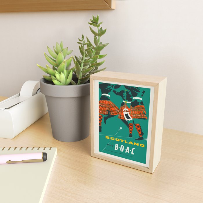 Scotland - Vintage scottish travel poster, 1954 Mini Art Print Gallery Image 2