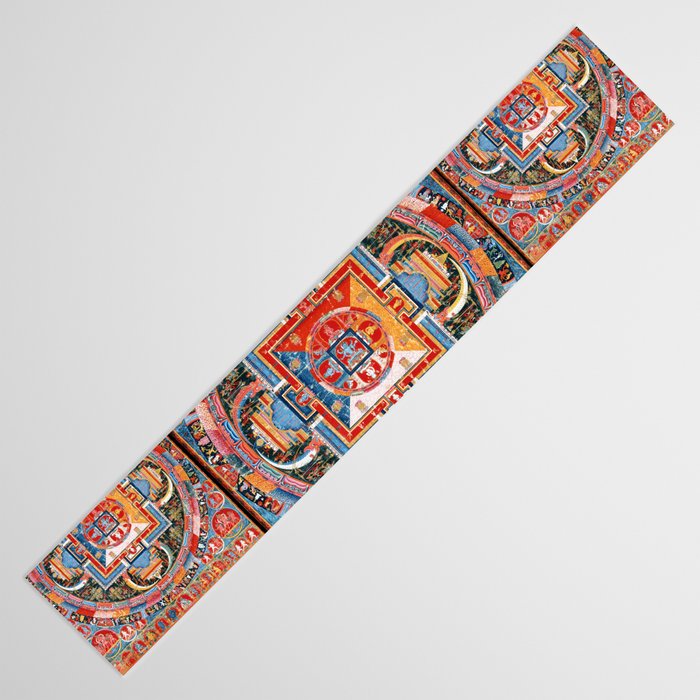 Mandala of Jnanadakini Tibetan Buddhism Table Runner Gallery Image 3