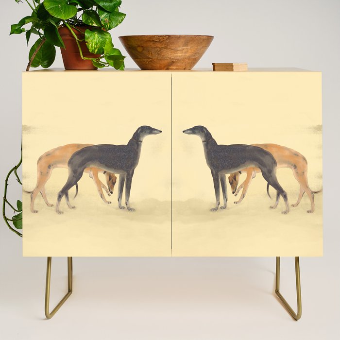 Two Sighthounds Credenza Gallery Image 1