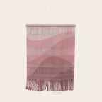 Abstract Color Waves - Pink Tones Wall Hanging Gallery Image 1