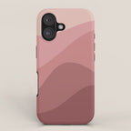 Abstract Color Waves - Pink Tones iPhone Case Gallery Image 1