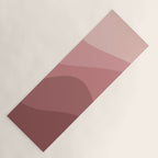 Abstract Color Waves - Pink Tones Yoga Mat Gallery Image 1