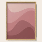 Abstract Color Waves - Pink Tones Serving Tray Gallery Image 1