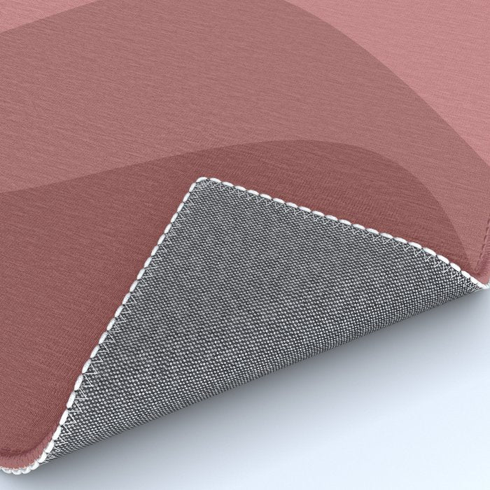 Abstract Color Waves - Pink Tones Rug Gallery Image 4