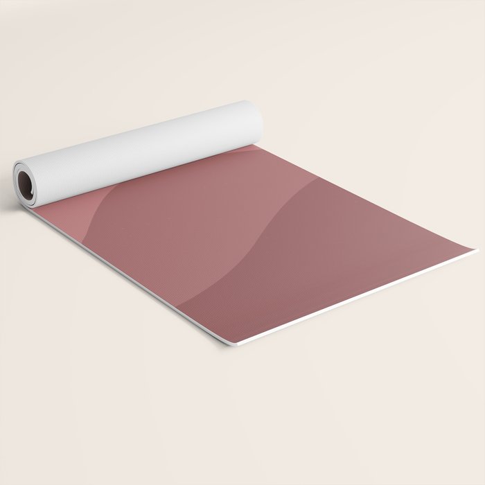 Abstract Color Waves - Pink Tones Yoga Mat Gallery Image 2