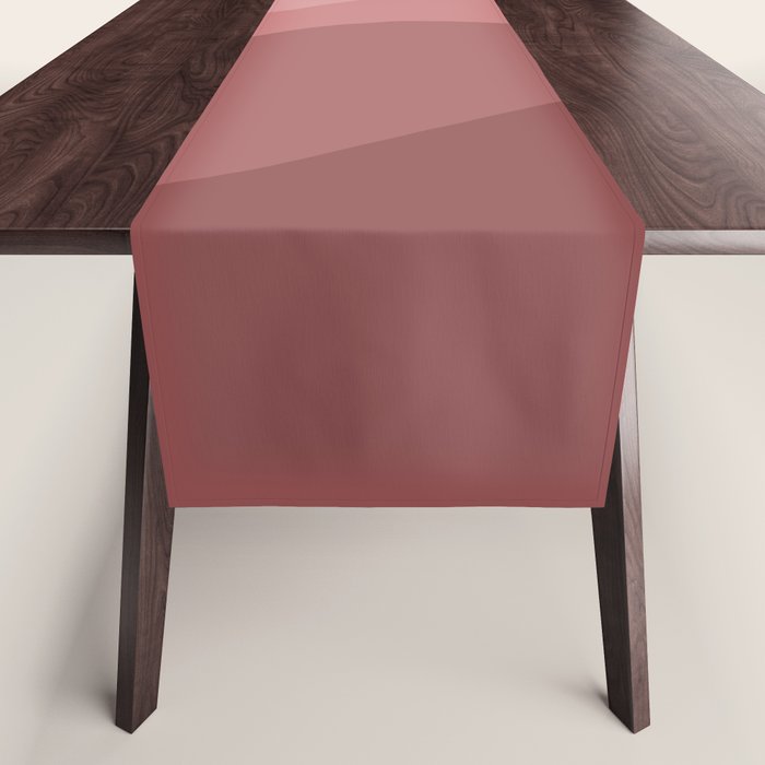 Abstract Color Waves - Pink Tones Table Runner Gallery Image 1