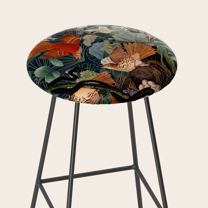 Birds and snakes Stool Gallery Image 2