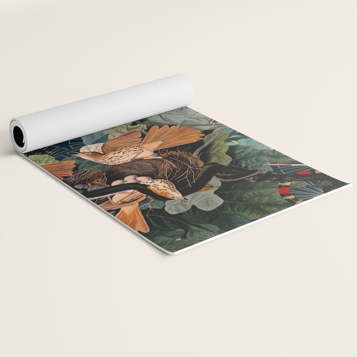 Birds and snakes Yoga Mat Gallery Image 2