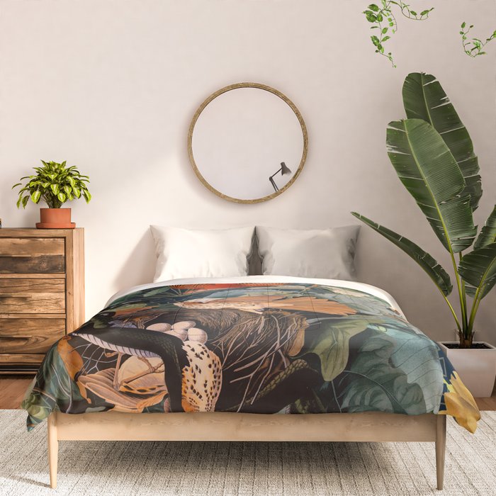 Birds and snakes Comforter Gallery Image 3