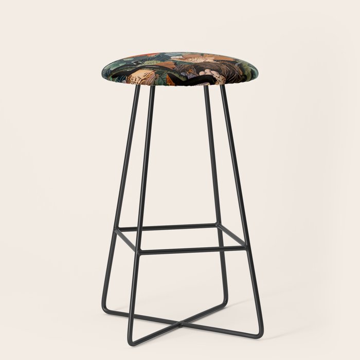 Birds and snakes Stool Gallery Image 1