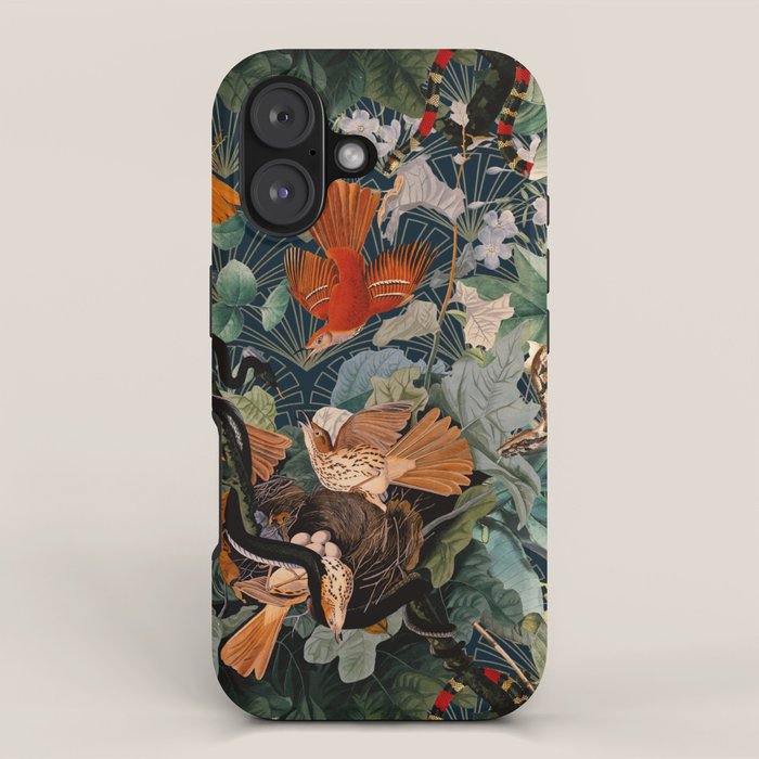 Birds and snakes iPhone Case Gallery Image 1