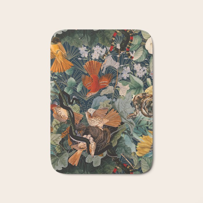 Birds and snakes Bath Mat Gallery Image 1