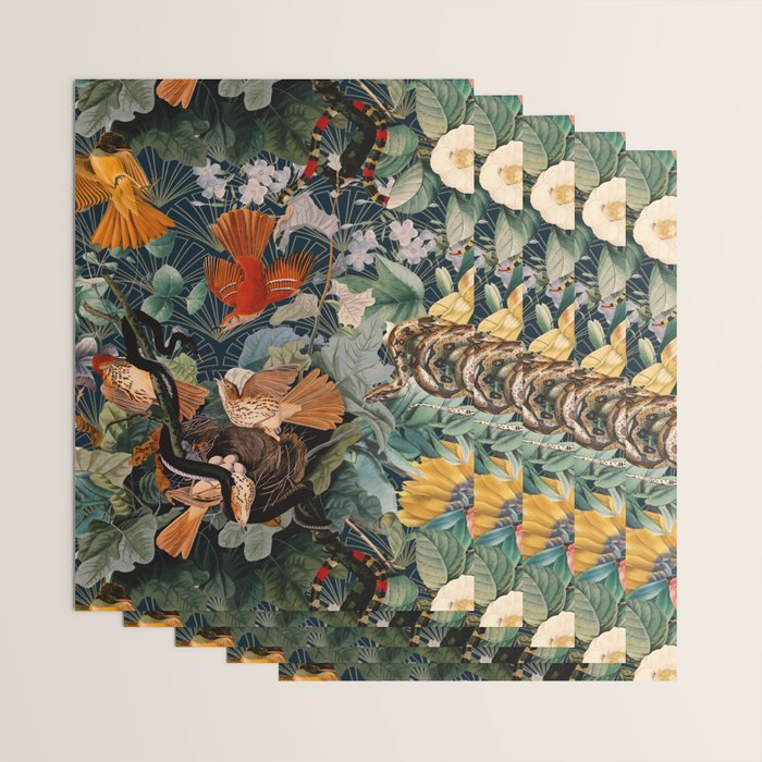 Birds and snakes Wrapping Paper Gallery Image 3