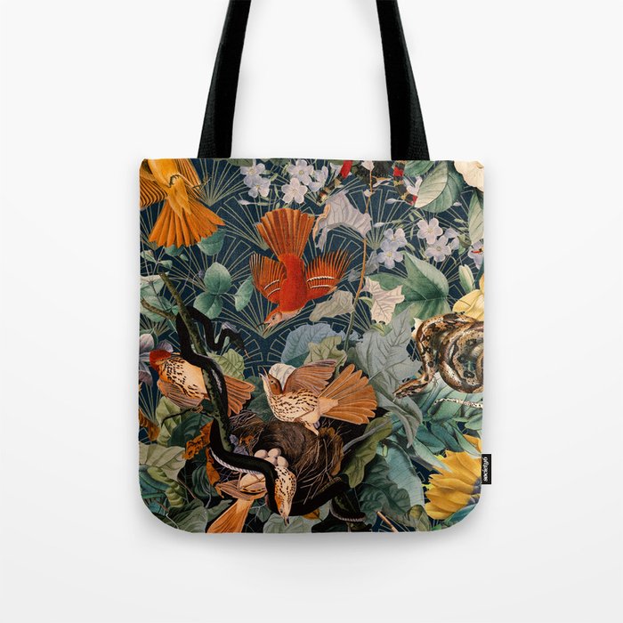 Birds and snakes Tote Bag Gallery Image 1