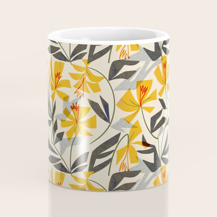 Wild Yellow Lilies Coffee Mug Gallery Image 4