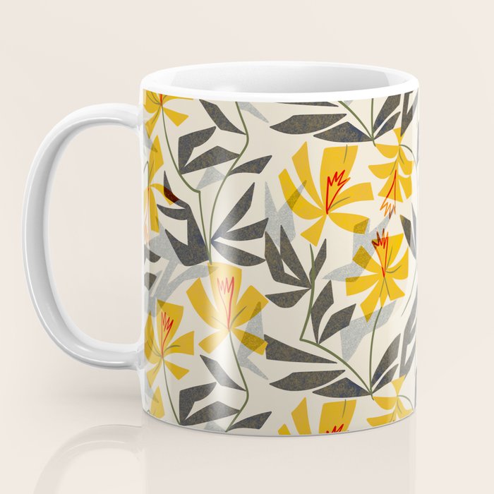 Wild Yellow Lilies Coffee Mug Gallery Image 3