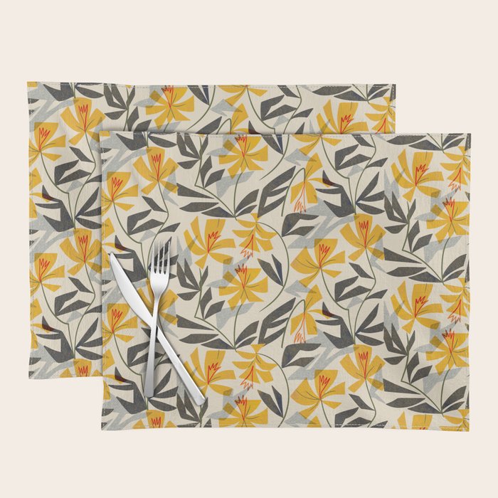 Wild Yellow Lilies Placemat Gallery Image 1