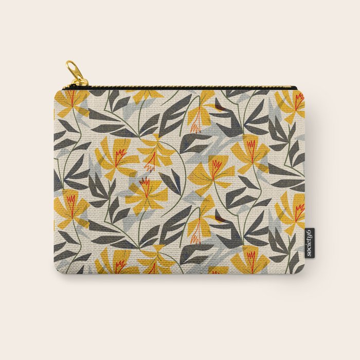 Wild Yellow Lilies Carry All Pouch Gallery Image 1