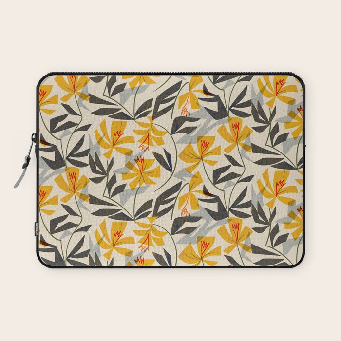Wild Yellow Lilies Laptop Sleeve Gallery Image 1