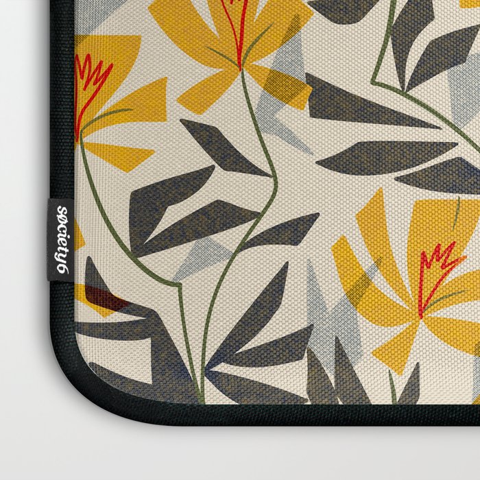 Wild Yellow Lilies Laptop Sleeve Gallery Image 3