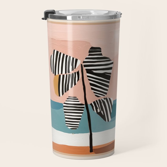 Tropical Sunset Palms II Travel Mug Gallery Image 3