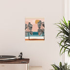 Tropical Sunset Palms II Poster Gallery Image 2