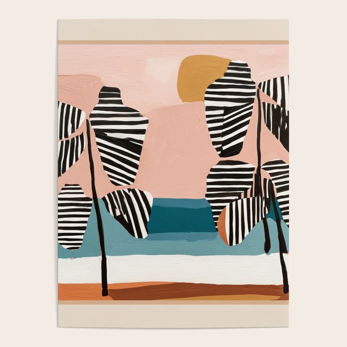 Tropical Sunset Palms II Poster Gallery Image 4